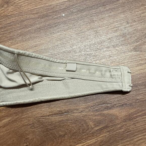 Maidenform Comfort Devotion Nude Beige Strapless Bra Size 38D Underwire Push Up - Picture 4 of 7